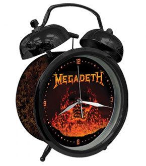 budzik MEGADETH - FLAMING SKULL