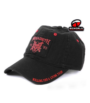 czapka MEGADETH - KILL FOR LIV DISTR ADJ CAP